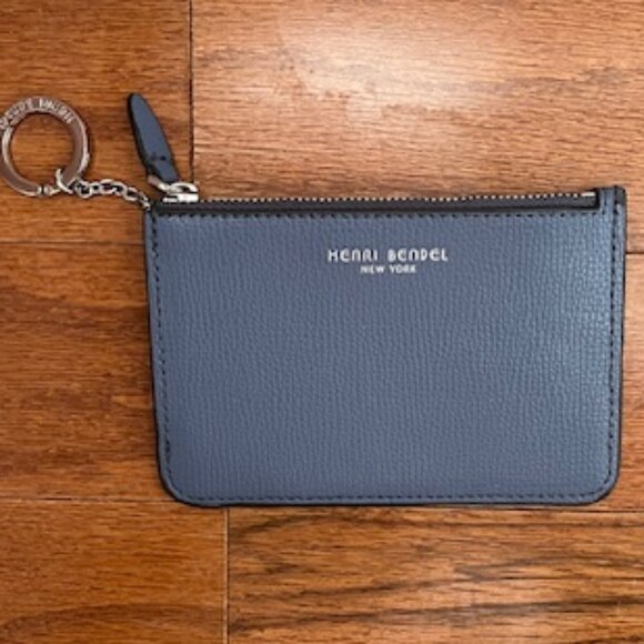 Henri Bendel Mini Leather Zip Coin Wallet - Picture 2 of 11